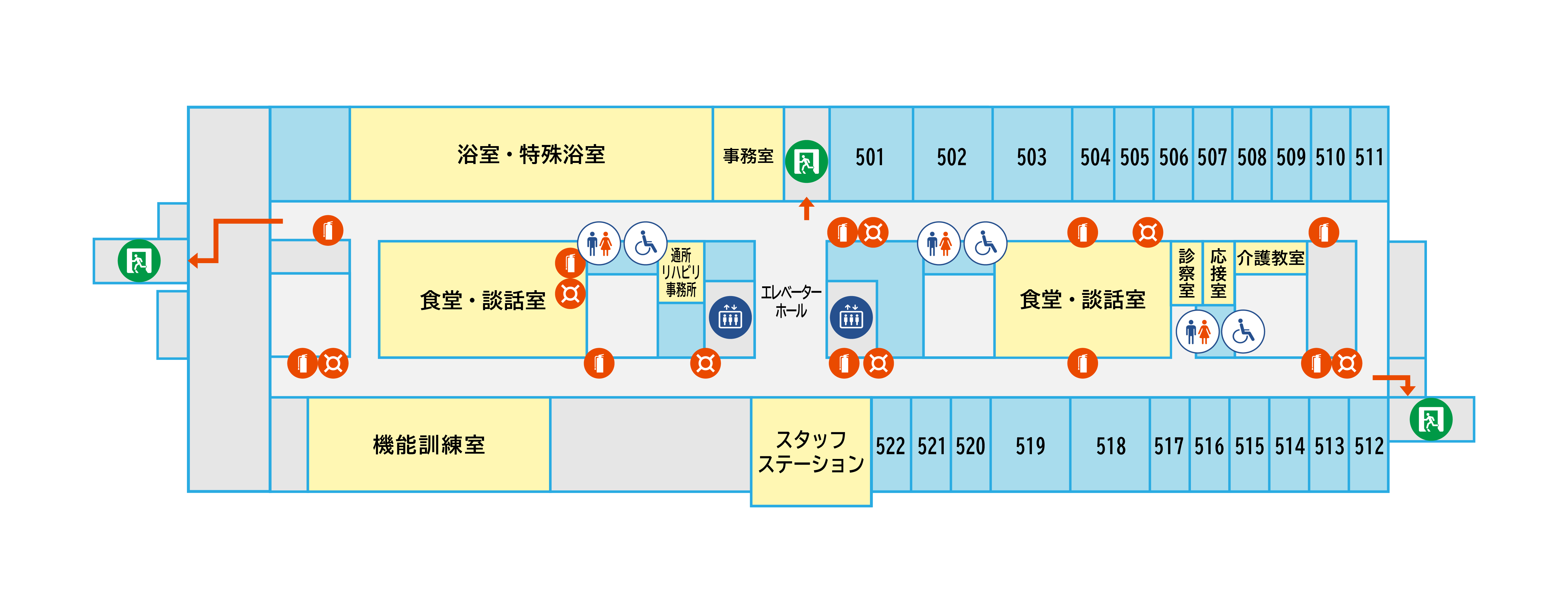 フロアマップ5F