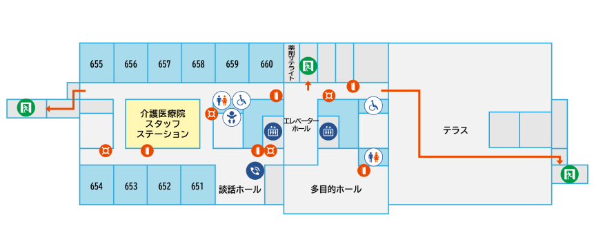 フロアマップ6F